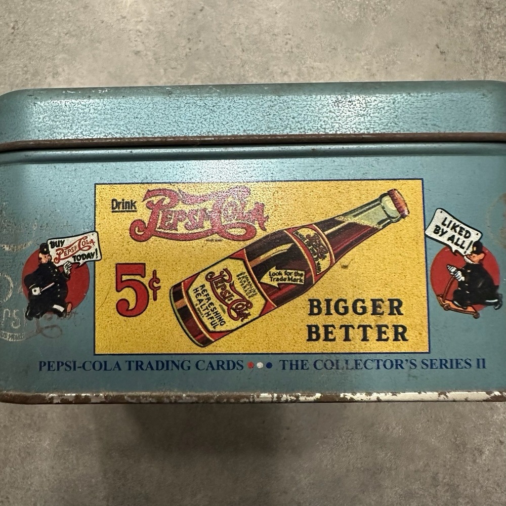 Vintage Pepsi Cola 288 Count Trading Cards The Collectors Series 11 With Tin Box - Picture 7 of 10